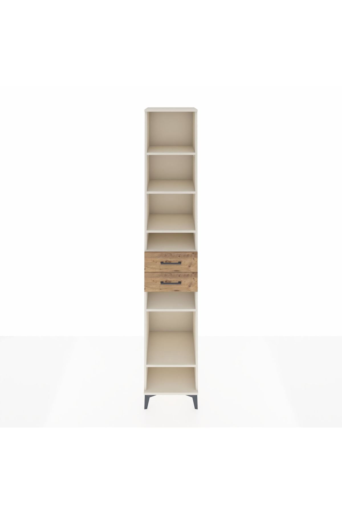 Hyperion Dolap 6 Raflı 2 Çekmeceli 44x44x243 Aytaşı-Çam