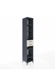 Hyperion Dolap 6 Raflı 2 Çekmeceli 44x44x243 Antrasit-Aytaşı