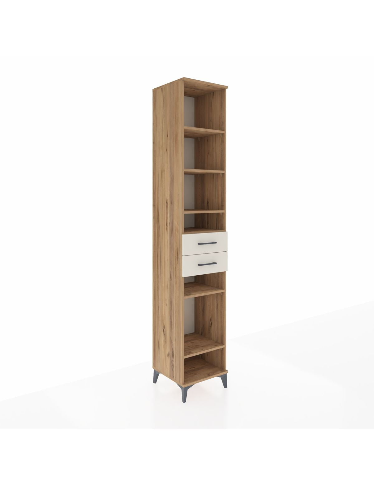 Hyperion Dolap 6 Raflı 2 Çekmeceli 44x44x243 Çam-Aytaşı