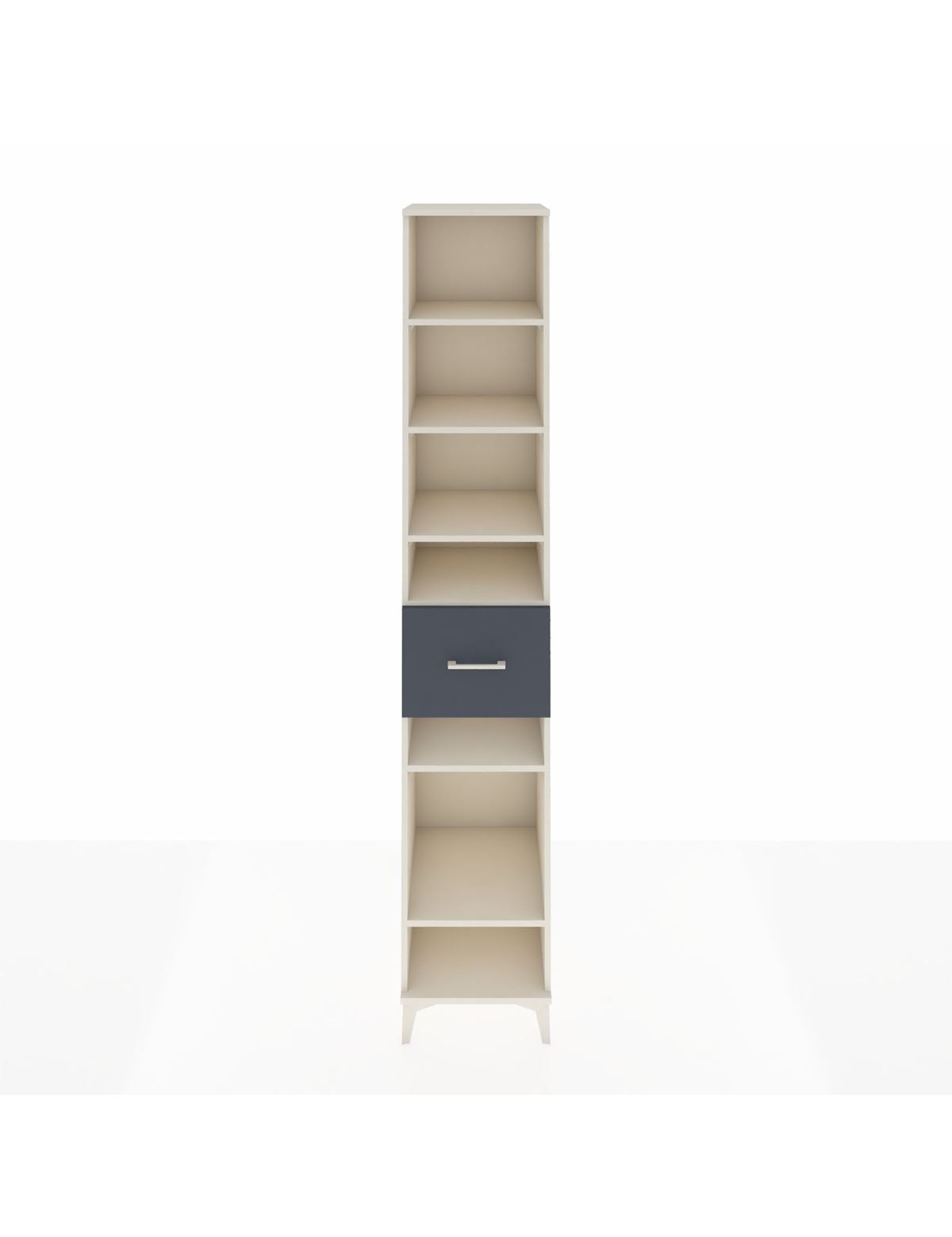 Hyperion Dolap 6 Raflı Tek Çekmeceli 44x44x243 Aytaşı-Antrasit