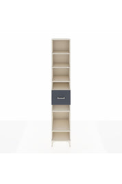 Hyperion Dolap 6 Raflı Tek Çekmeceli 44x44x243 Aytaşı-Antrasit