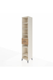 Hyperion Dolap 6 Raflı Tek Çekmeceli 44x44x243 Aytaşı-Çam