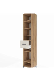 Hyperion Dolap 6 Raflı Tek Çekmeceli 44x44x243 Çam-Aytaşı