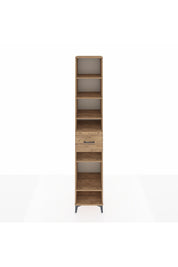 Hyperion Dolap 6 Raflı Tek Çekmeceli 44x44x243 Çam-Çam