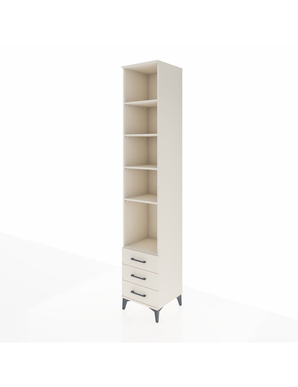 Hyperion Dolap 5 Raflı 3 Çekmeceli 44x44x243 - S64M046V1B
