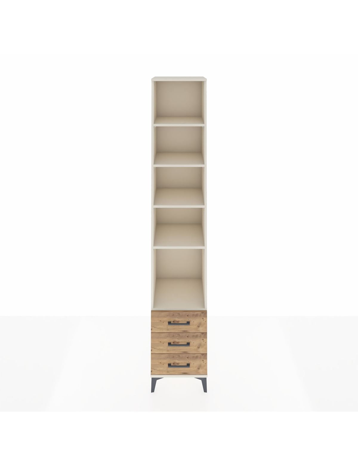 Hyperion Dolap 5 Raflı 3 Çekmeceli 44x44x243 Aytaşı-Çam