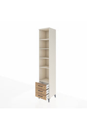 Hyperion Dolap 5 Raflı 3 Çekmeceli 44x44x243 Aytaşı-Çam