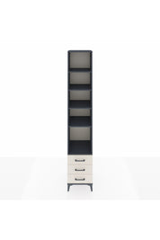 Hyperion Dolap 5 Raflı 3 Çekmeceli 44x44x243 Antrasit-Aytaşı