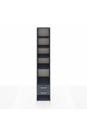 Hyperion Dolap 5 Raflı 2 Çekmeceli 44x44x243 Antrasit-Antrasit