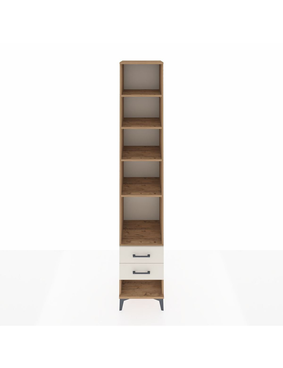 Hyperion Dolap 5 Raflı 2 Çekmeceli 44x44x243 Çam-Aytaşı