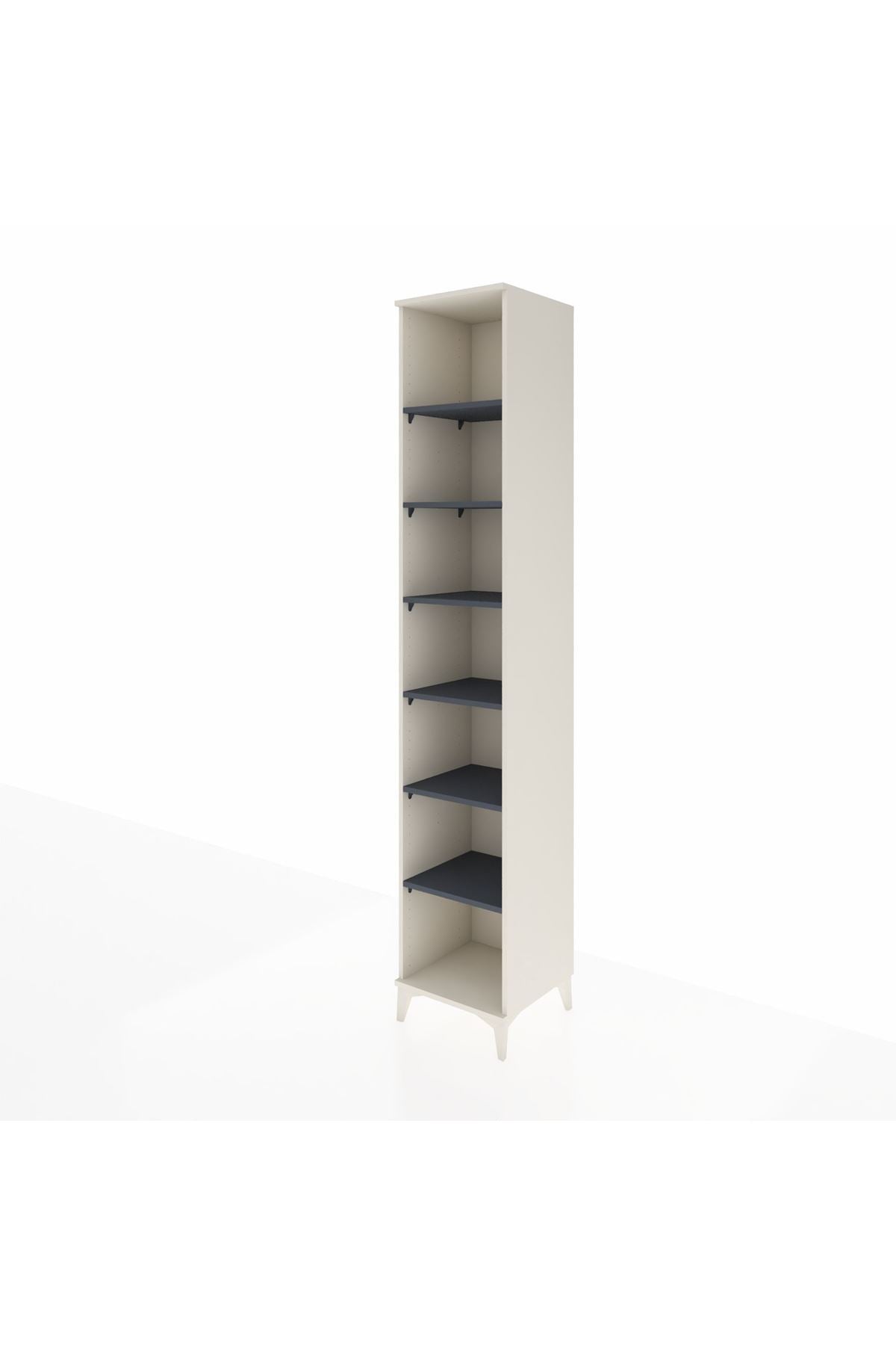 Hyperion Dolap 6 Raflı 44x44x243 Aytaşı-Antrasit