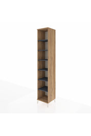 Hyperion Dolap 6 Raflı 44x44x243 Çam-Antrasit