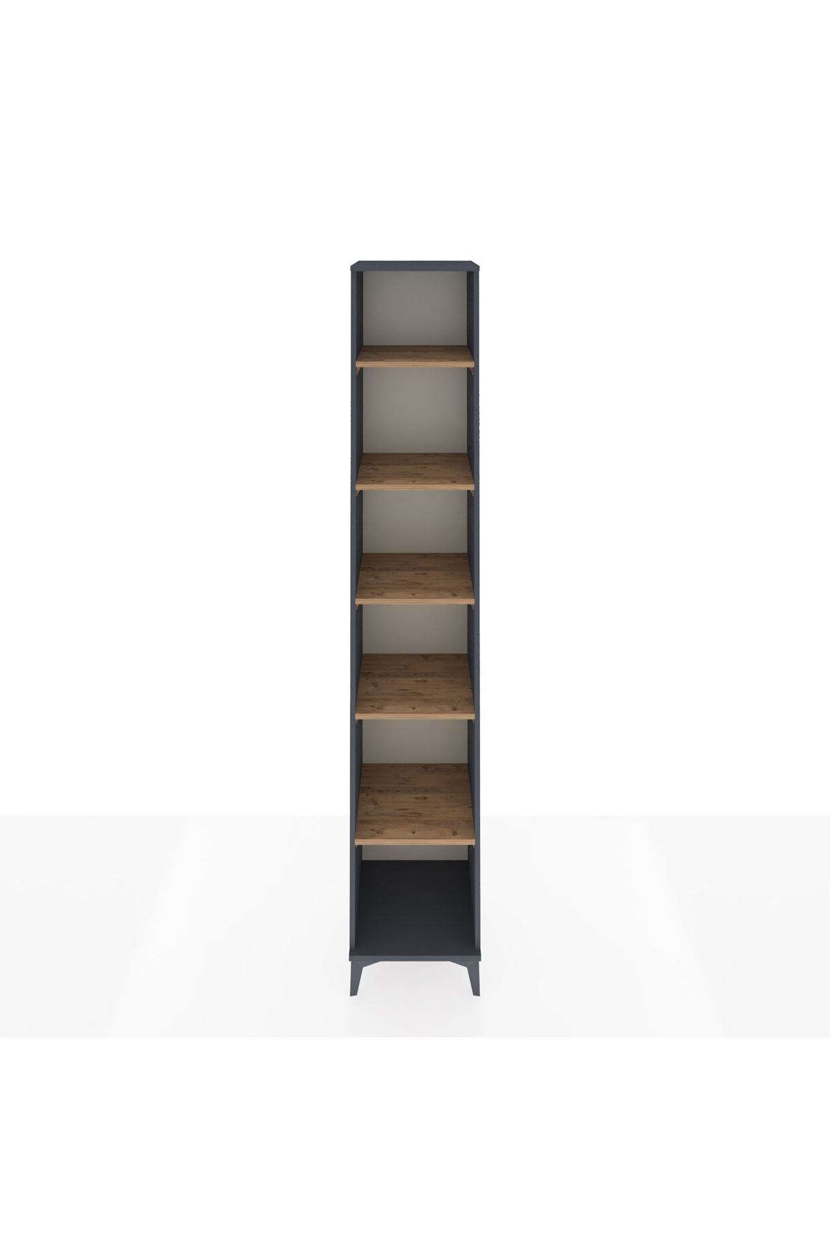 Hyperion Dolap 6 Raflı 44x44x243 Antrasit-Çam