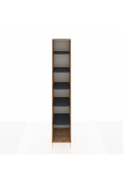 Hyperion Dolap 6 Raflı 44x44x243 Çam-Antrasit