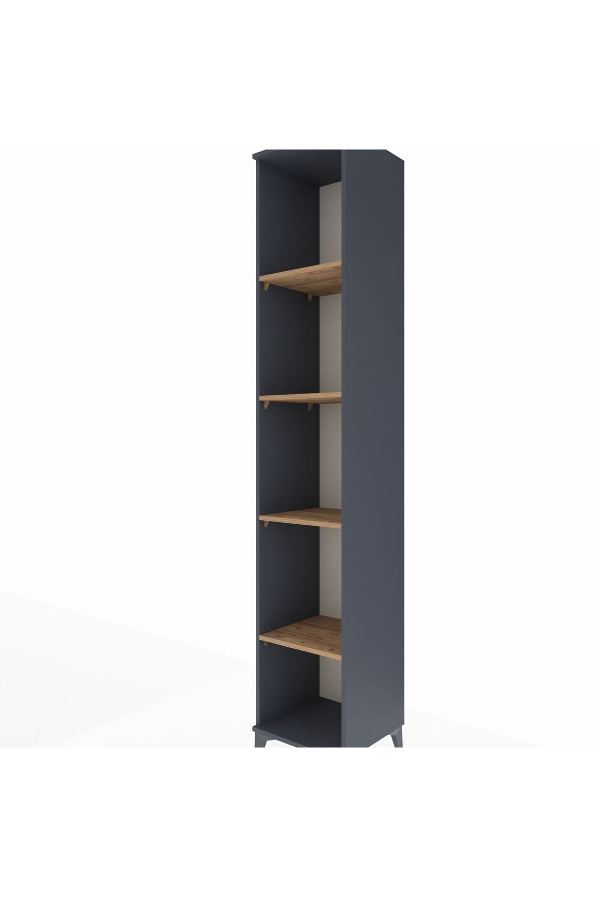 Hyperion Dolap 6 Raflı 44x44x243 Antrasit-Çam