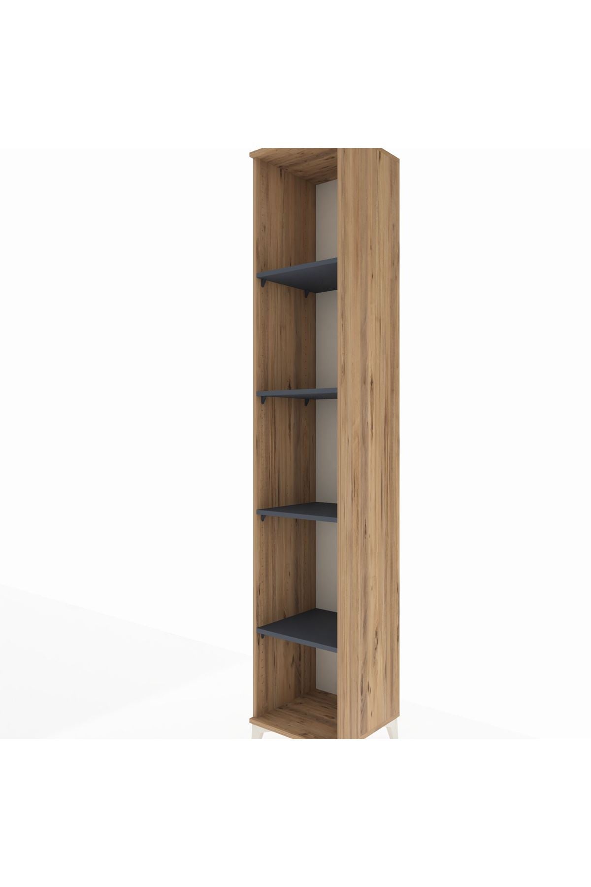 Hyperion Dolap 6 Raflı 44x44x243 Çam-Antrasit