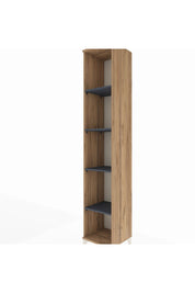 Hyperion Dolap 6 Raflı 44x44x243 Çam-Antrasit