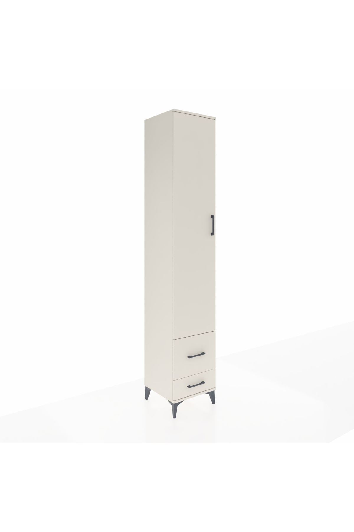 Hyperion Dolap 3 Raflı 2 Çekmeceli Tek Askılı 44x44x243 Aytaşı-Aytaşı