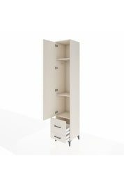 Hyperion Dolap 3 Raflı 2 Çekmeceli Tek Askılı 44x44x243 Aytaşı-Aytaşı