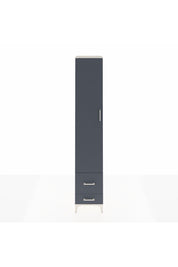 Hyperion Dolap 3 Raflı 2 Çekmeceli Tek Askılı 44x44x243 Aytaşı-Antrasit