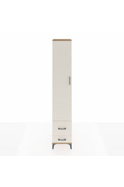 Hyperion Dolap 3 Raflı 2 Çekmeceli Tek Askılı 44x44x243 Çam-Aytaşı