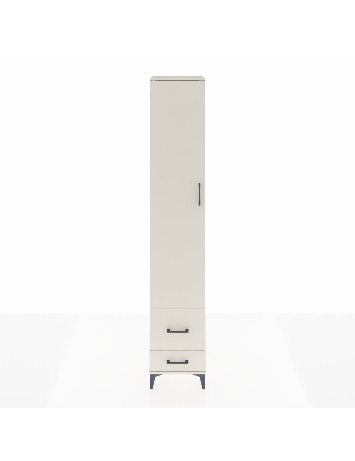 Hyperion Dolap 5 Raflı 2 Çekmeceli Tek Kapaklı 44x44x243 Aytaşı-Aytaşı