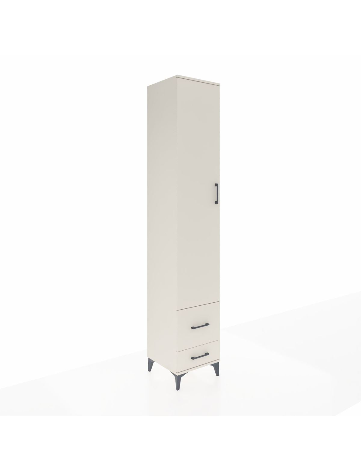 Hyperion Dolap 5 Raflı 2 Çekmeceli Tek Kapaklı 44x44x243 Aytaşı-Aytaşı