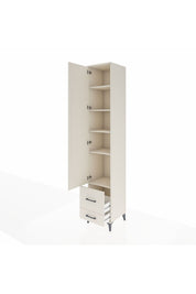 Hyperion Dolap 5 Raflı 2 Çekmeceli Tek Kapaklı 44x44x243 Aytaşı-Aytaşı