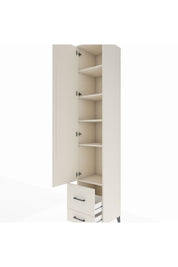 Hyperion Dolap 5 Raflı 2 Çekmeceli Tek Kapaklı 44x44x243 Aytaşı-Aytaşı