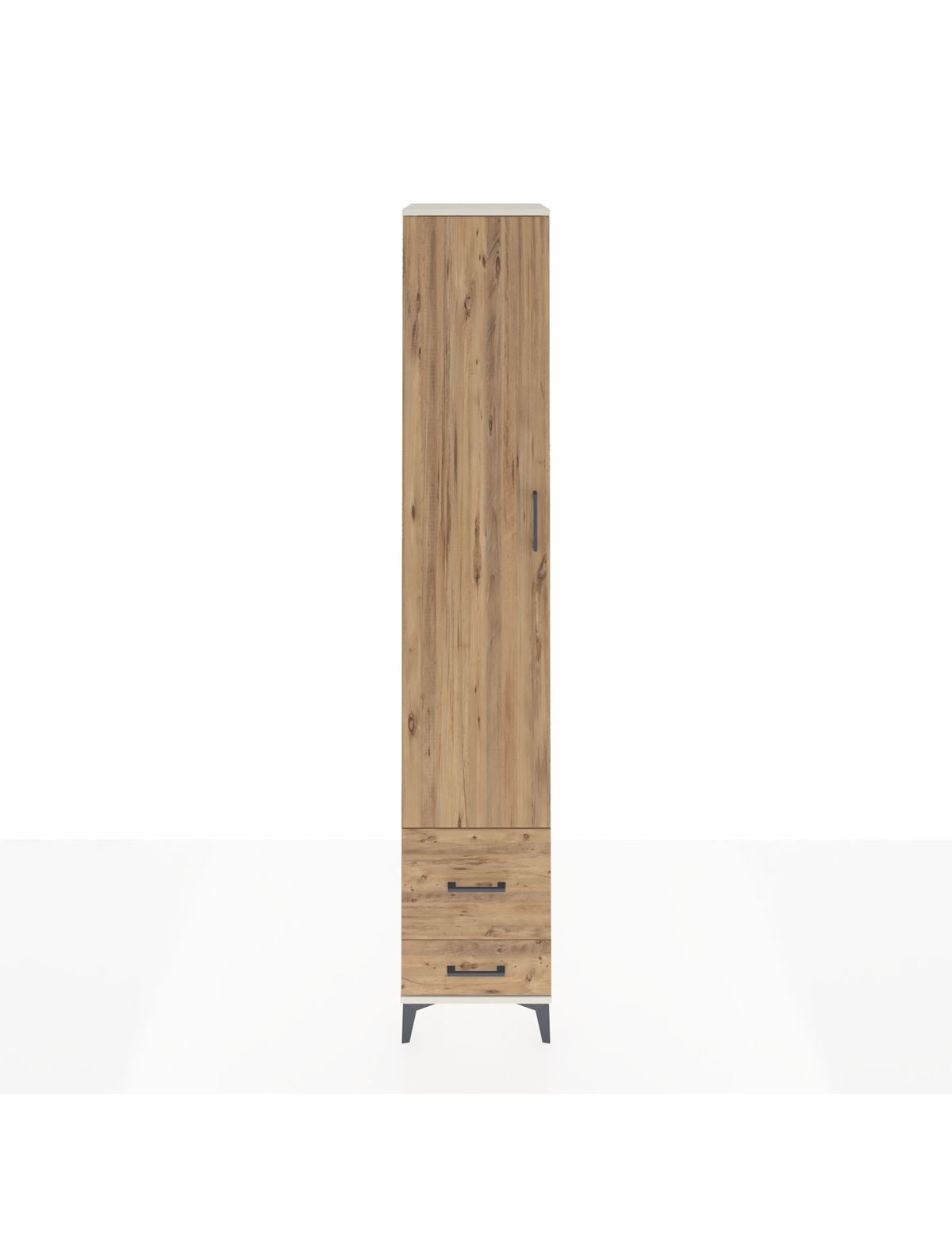 Hyperion Dolap 5 Raflı 2 Çekmeceli Tek Kapaklı 44x44x243 Aytaşı-Çam