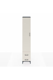 Hyperion Dolap 5 Raflı 2 Çekmeceli Tek Kapaklı 44x44x243 Antrasit-Aytaşı