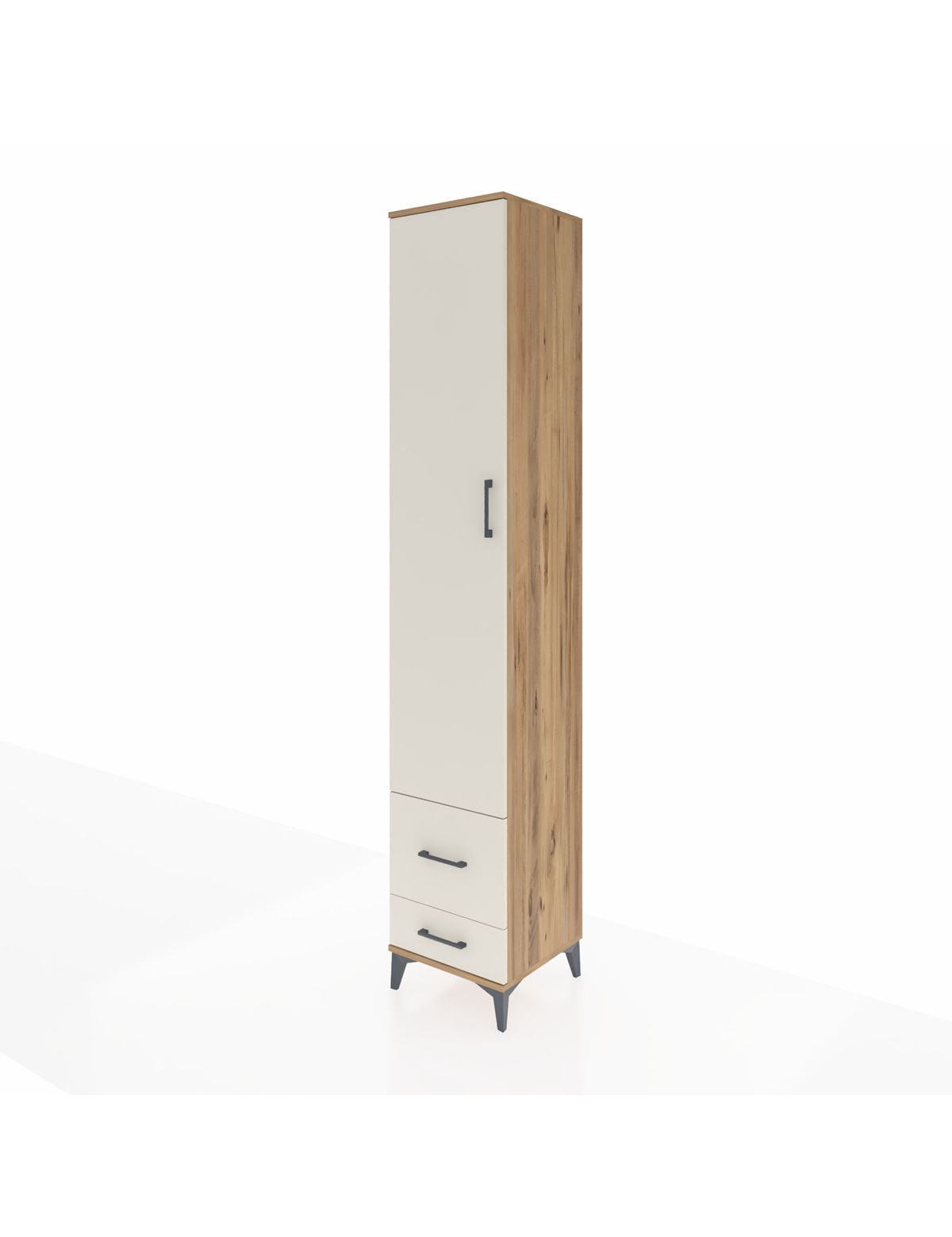 Hyperion Dolap 5 Raflı 2 Çekmeceli Tek Kapaklı 44x44x243 - S64M052V7B