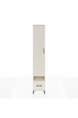 Hyperion Dolap 4 Raflı Tek Çekmeceli Tek Askılı 44x44x243