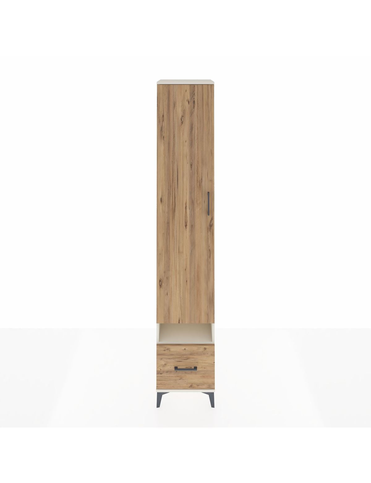 Hyperion Dolap 4 Raflı Tek Çekmeceli Tek Askılı 44x44x243 Aytaşı-Çam