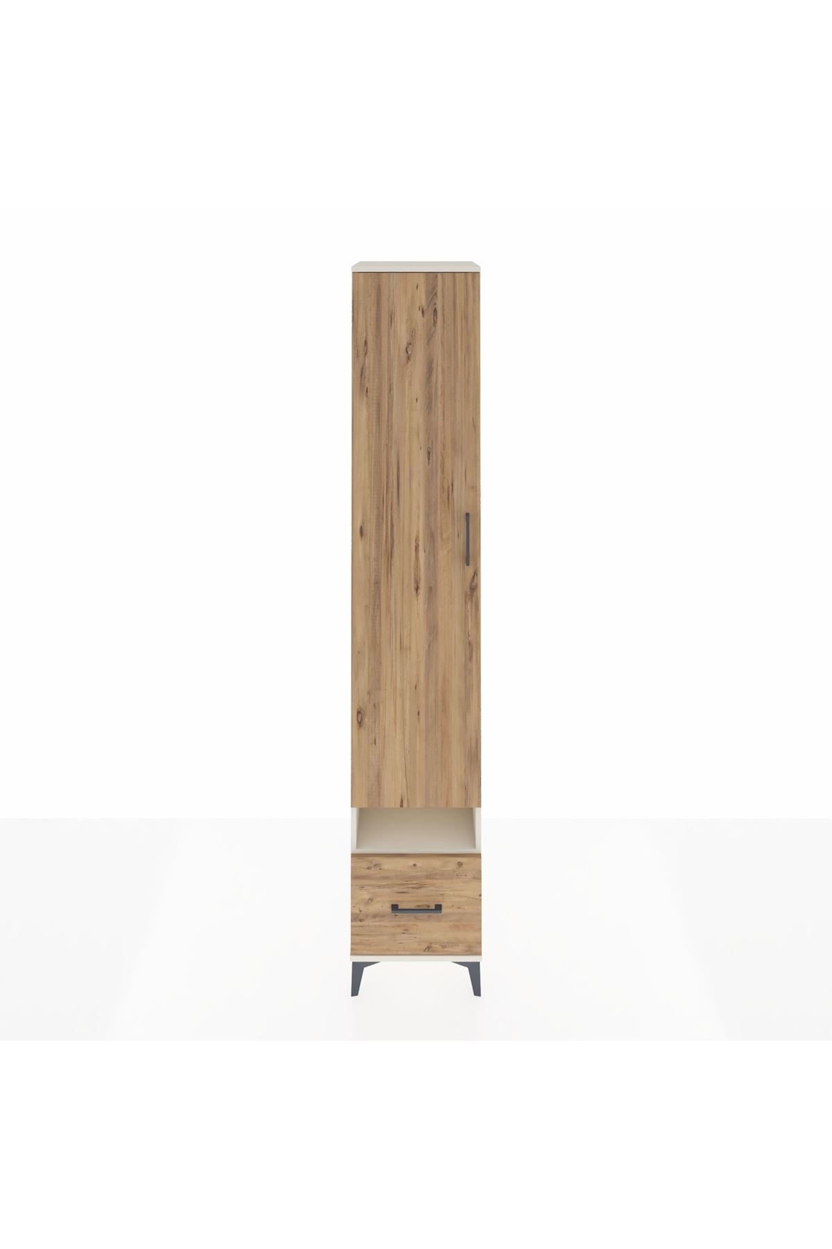 Hyperion Dolap 4 Raflı Tek Çekmeceli Tek Askılı 44x44x243 Aytaşı-Çam