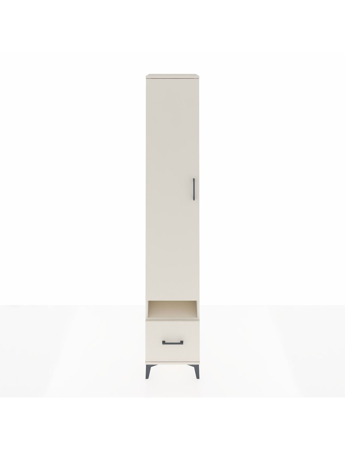 Hyperion Dolap 6 Raflı Tek Çekmeceli Tek Kapaklı 44x44x243 Aytaşı-Aytaşı