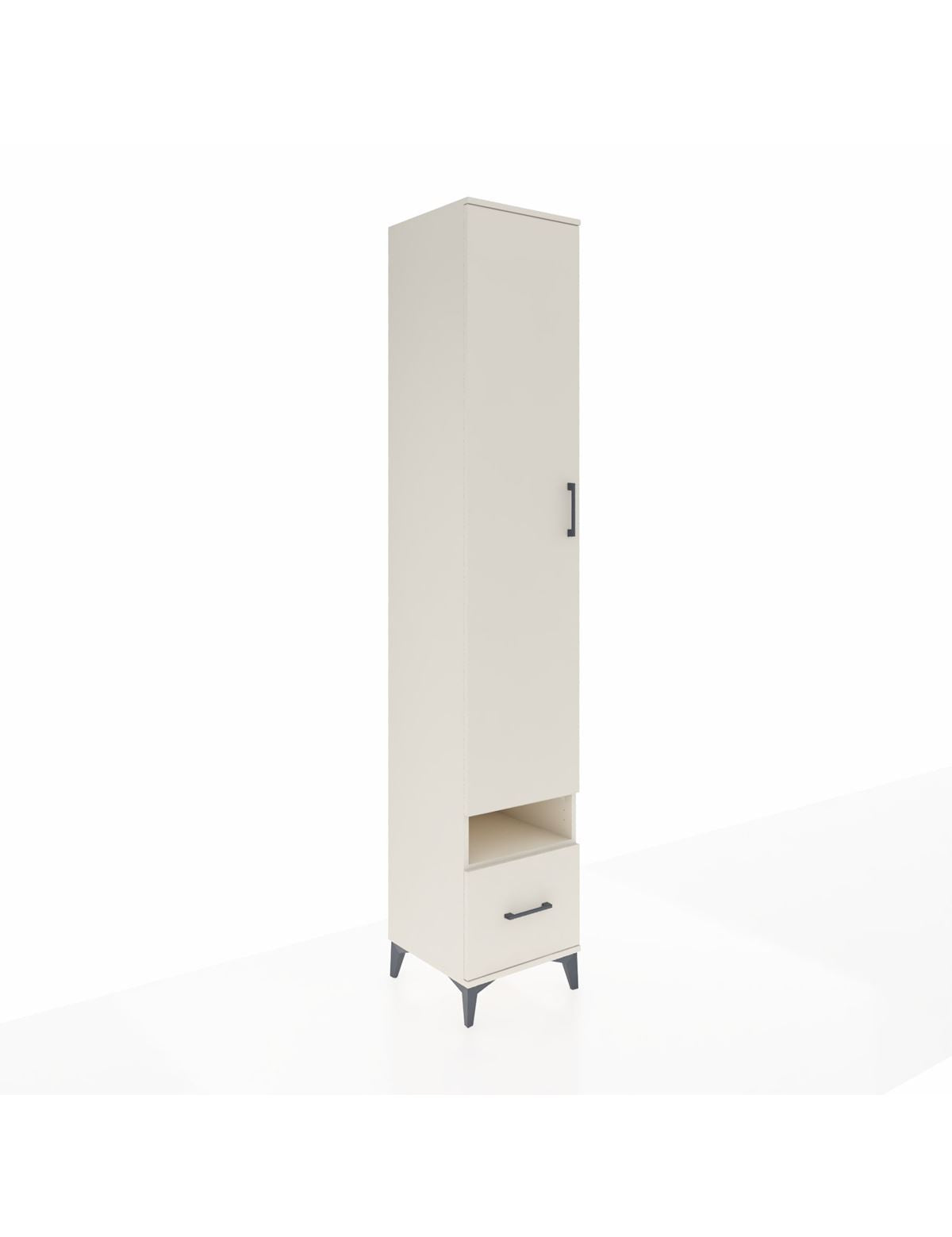 Hyperion Dolap 6 Raflı Tek Çekmeceli Tek Kapaklı 44x44x243 Aytaşı-Aytaşı