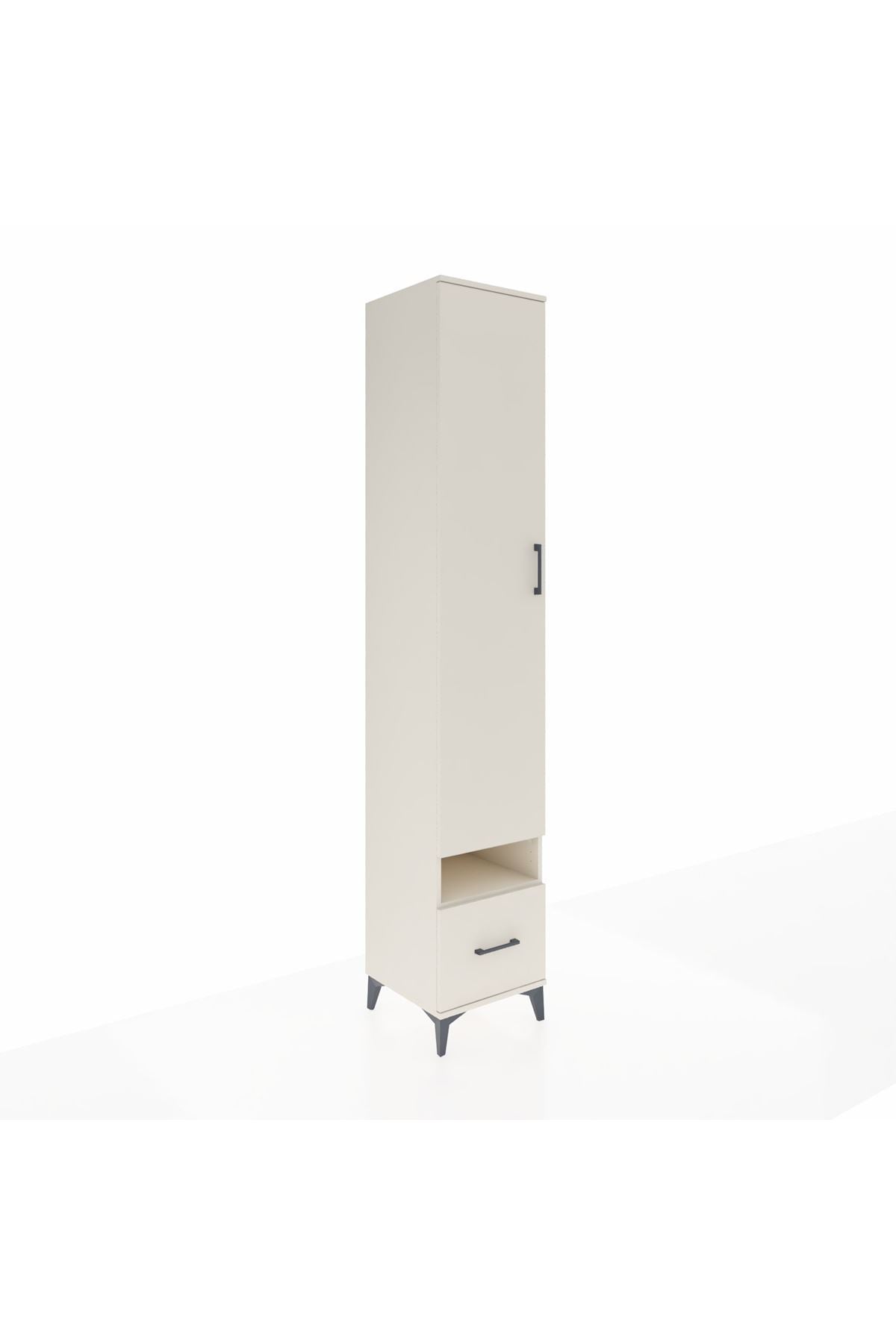 Hyperion Dolap 6 Raflı Tek Çekmeceli Tek Kapaklı 44x44x243 Aytaşı-Aytaşı