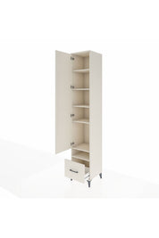 Hyperion Dolap 6 Raflı Tek Çekmeceli Tek Kapaklı 44x44x243 Aytaşı-Aytaşı