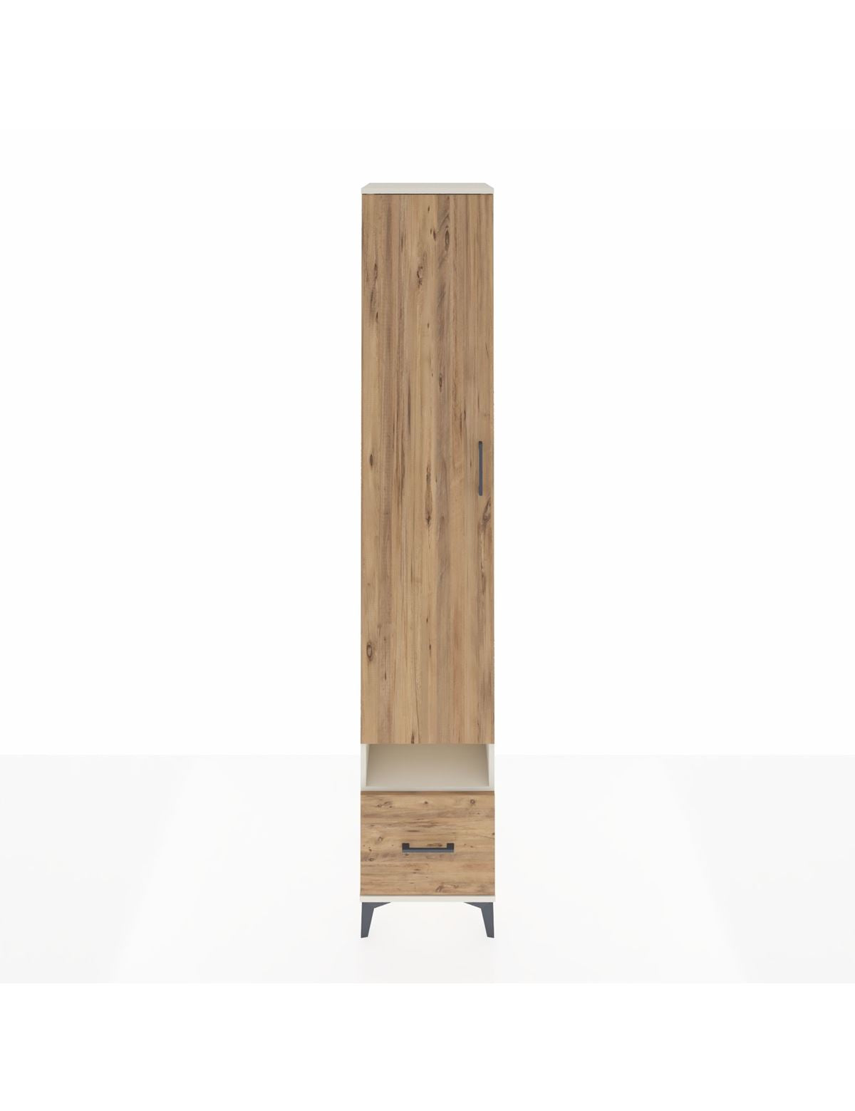 Hyperion Dolap 6 Raflı Tek Çekmeceli Tek Kapaklı 44x44x243 Aytaşı-Çam