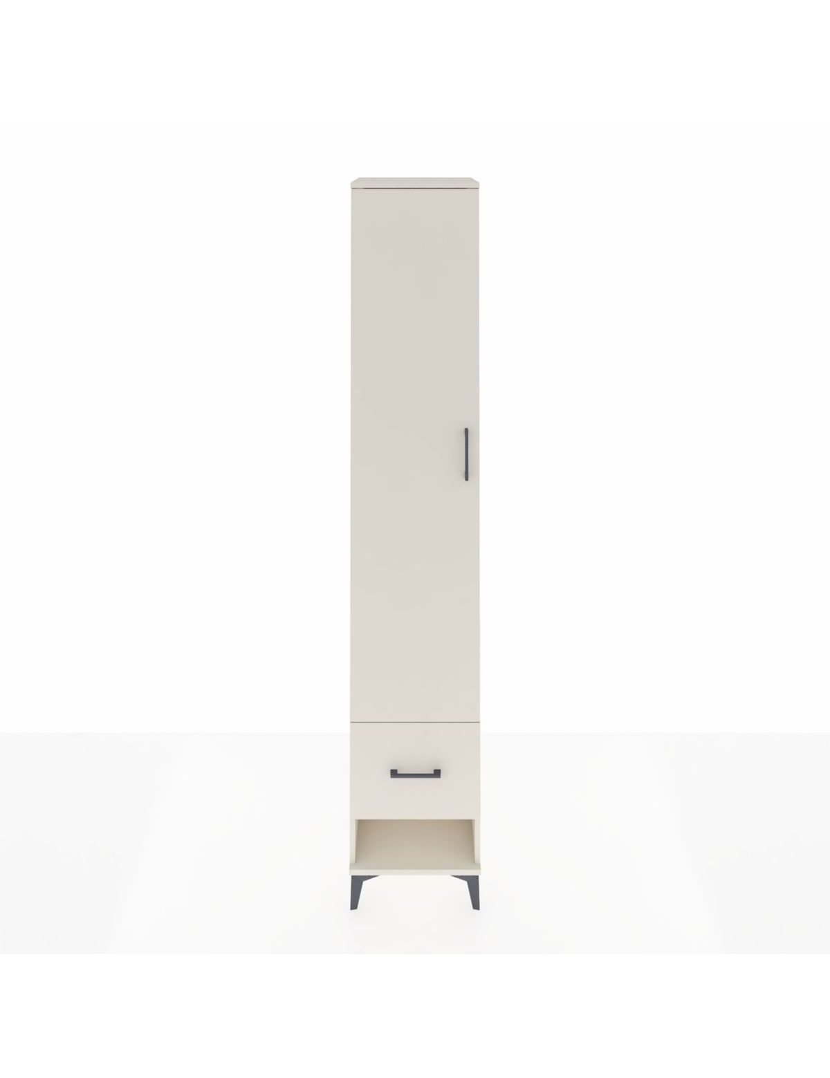 Hyperion Dolap 3 Raflı Tek Çekmeceli Tek Askılı 44x44x243 Aytaşı-Aytaşı