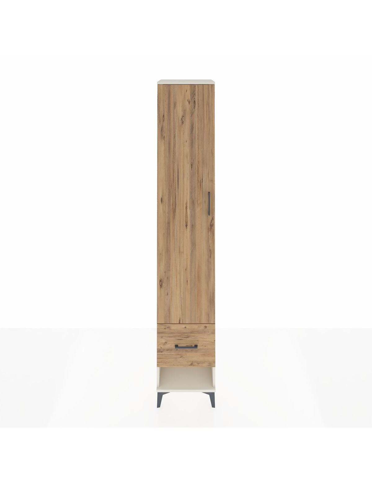 Hyperion Dolap 3 Raflı Tek Çekmeceli Tek Askılı 44x44x243 Aytaşı-Çam