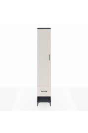 Hyperion Dolap 3 Raflı Tek Çekmeceli Tek Askılı 44x44x243 Antrasit-Aytaşı