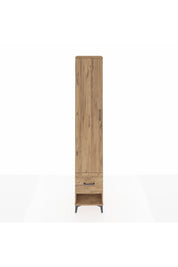 Hyperion Dolap 3 Raflı Tek Çekmeceli Tek Askılı 44x44x243 Çam-Çam