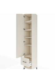 Hyperion Dolap 5 Raflı Tek Çekmeceli Tek Kapaklı 44x44x243 Aytaşı-Aytaşı