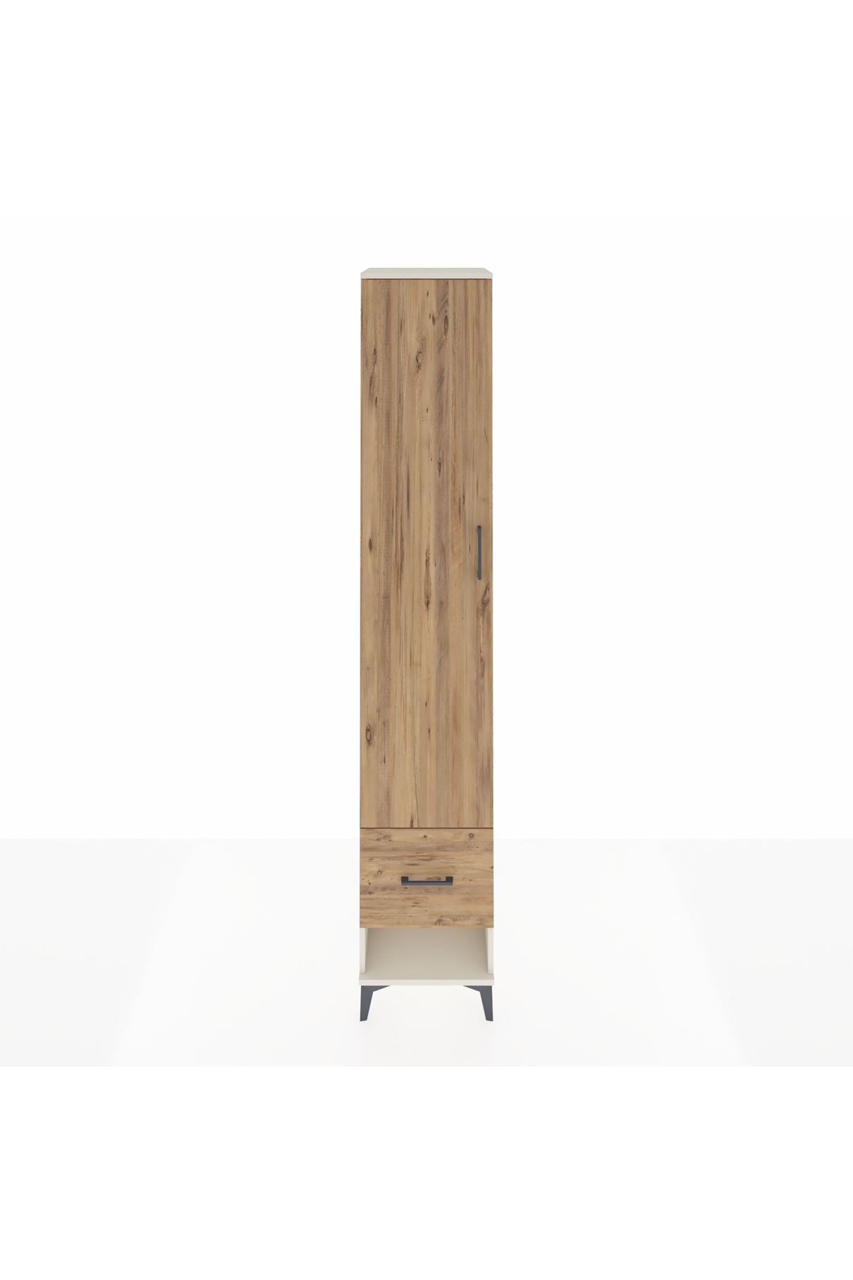 Hyperion Dolap 5 Raflı Tek Çekmeceli Tek Kapaklı 44x44x243 Aytaşı-Çam