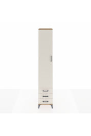 Hyperion Dolap 5 Raflı 3 Çekmeceli Tek Kapaklı 44x44x243 Çam-Aytaşı