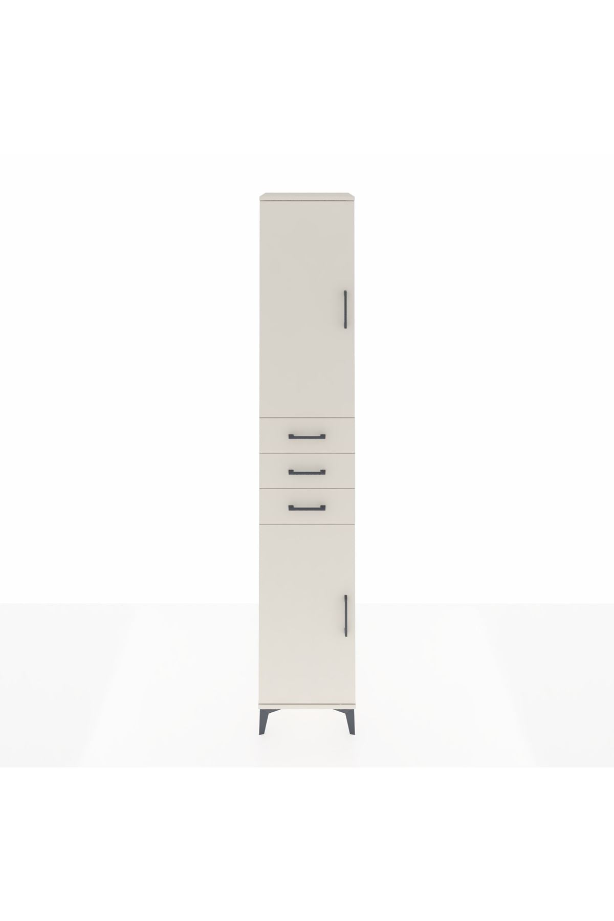 Hyperion Dolap 4 Raflı 3 Çekmeceli 2 Kapaklı 44x44x243 Aytaşı-Aytaşı