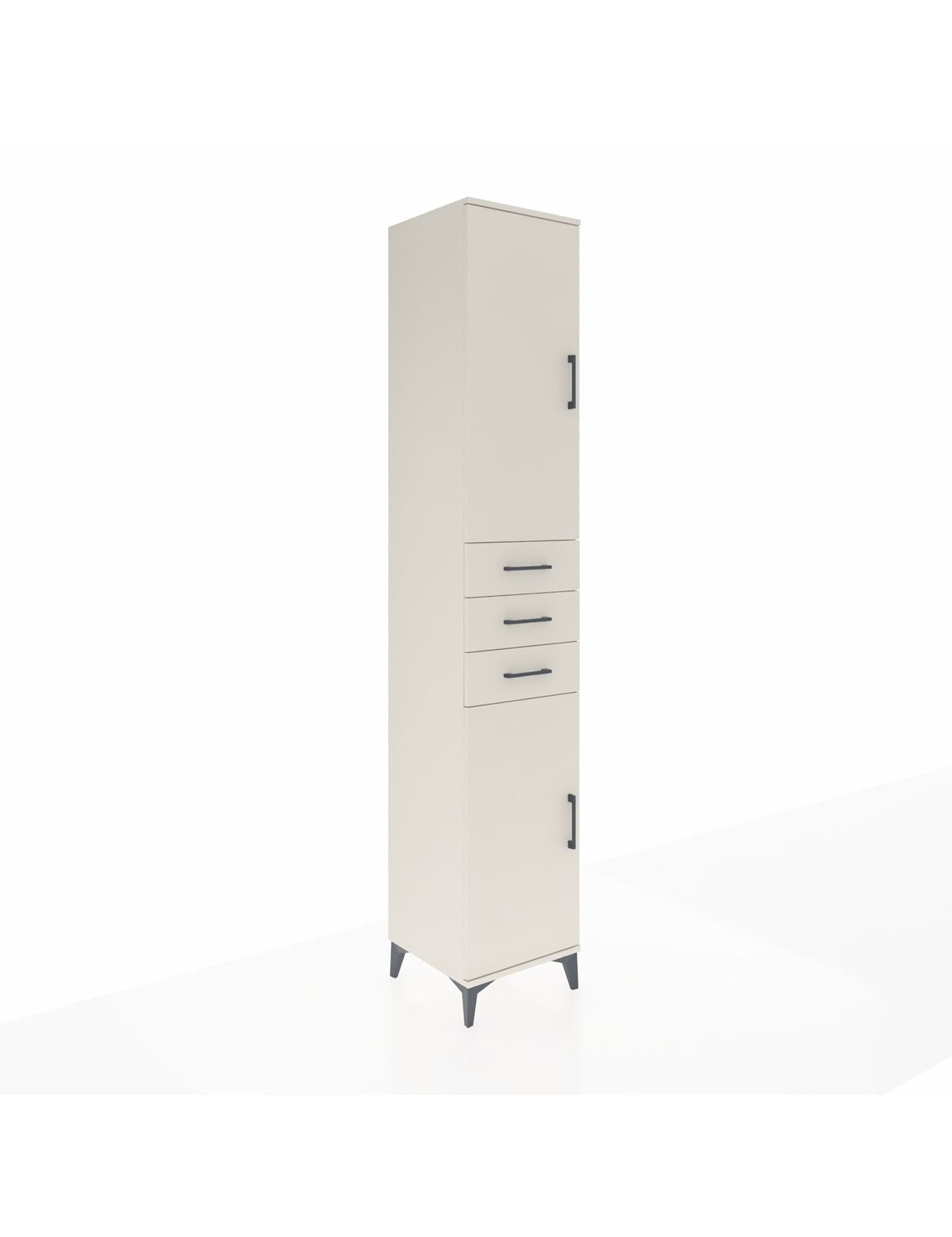 Hyperion Dolap 4 Raflı 3 Çekmeceli 2 Kapaklı 44x44x243 Aytaşı-Aytaşı