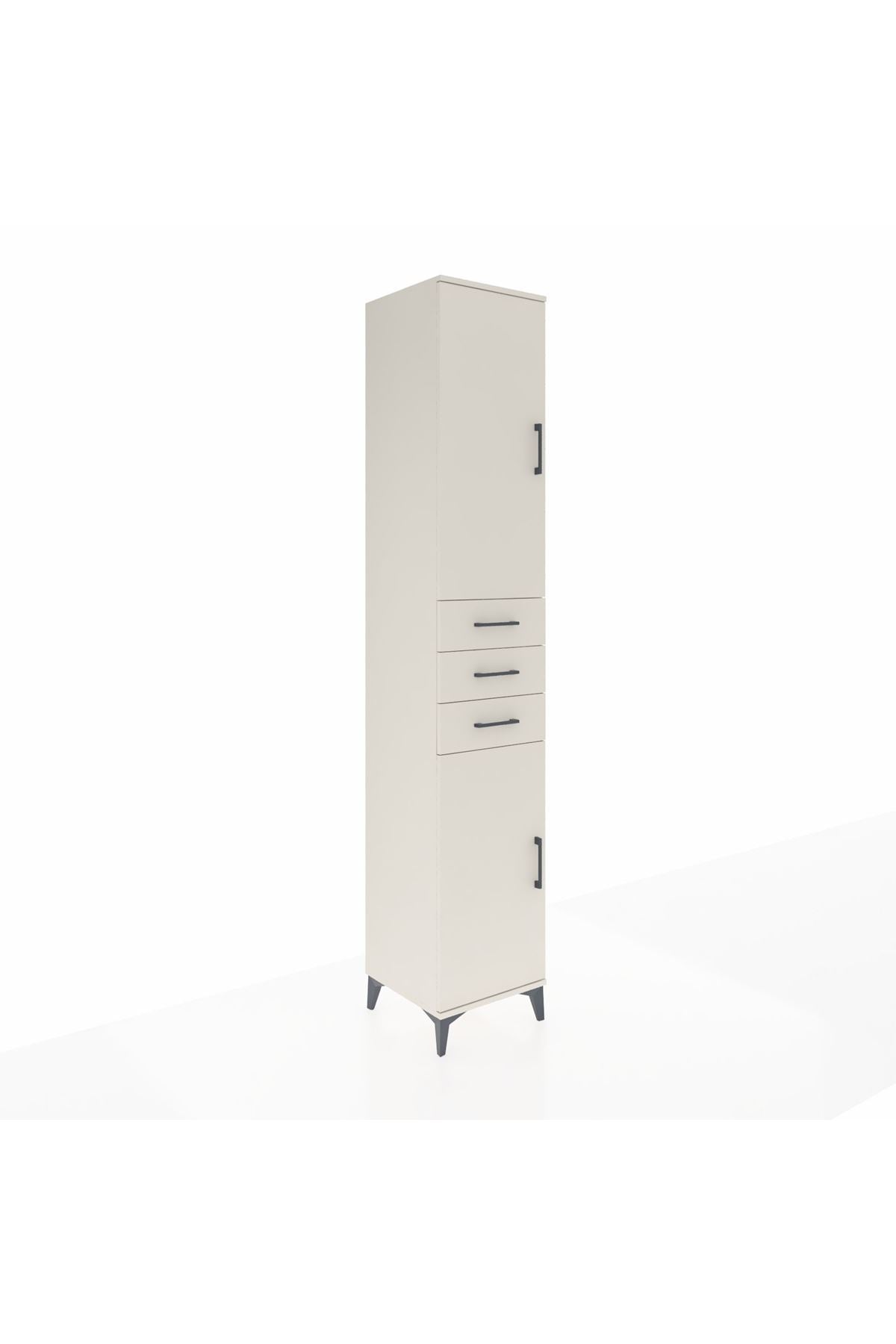 Hyperion Dolap 4 Raflı 3 Çekmeceli 2 Kapaklı 44x44x243 Aytaşı-Aytaşı